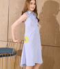 Petal-Pop Stripe Dress