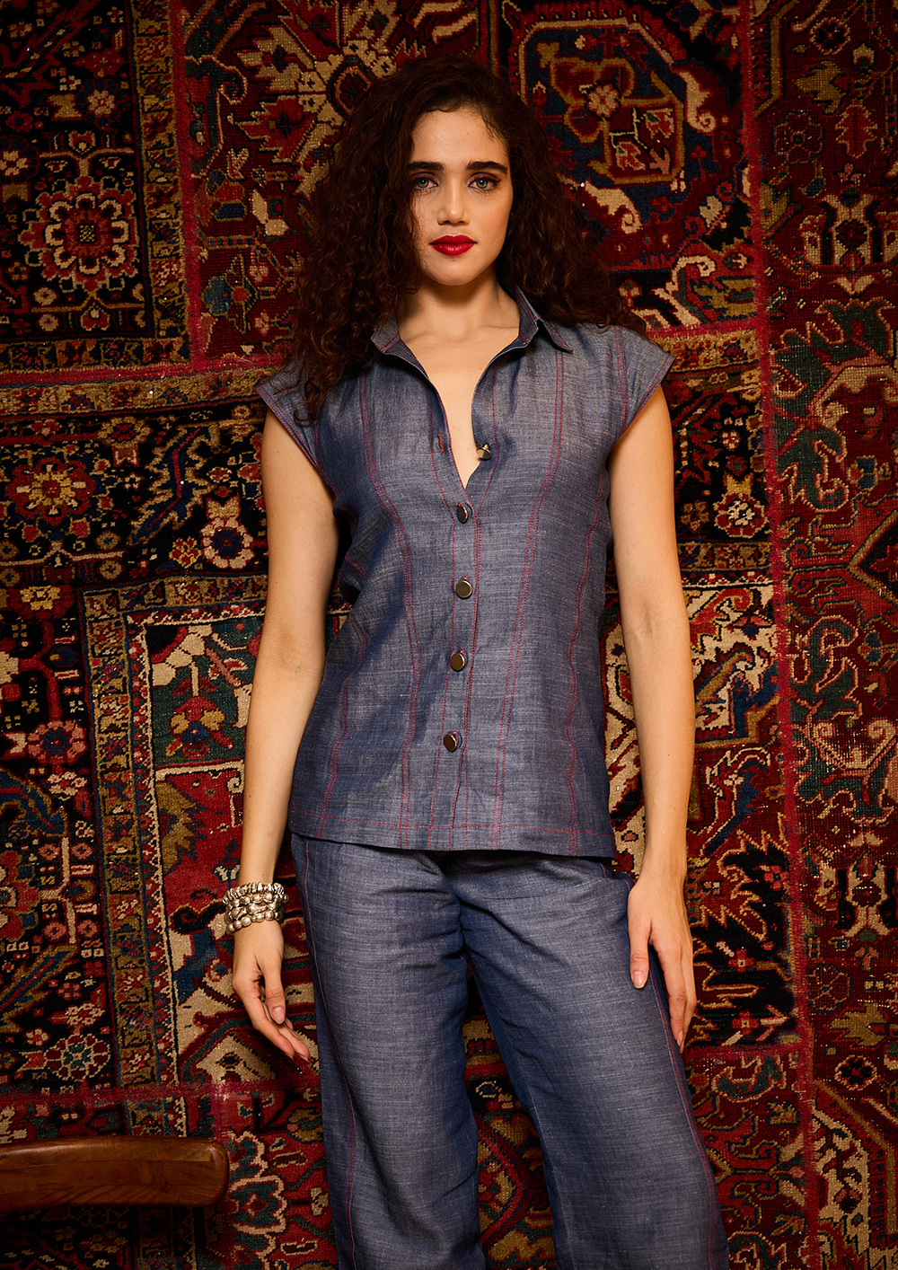 Indigo Ease Co-ord Set