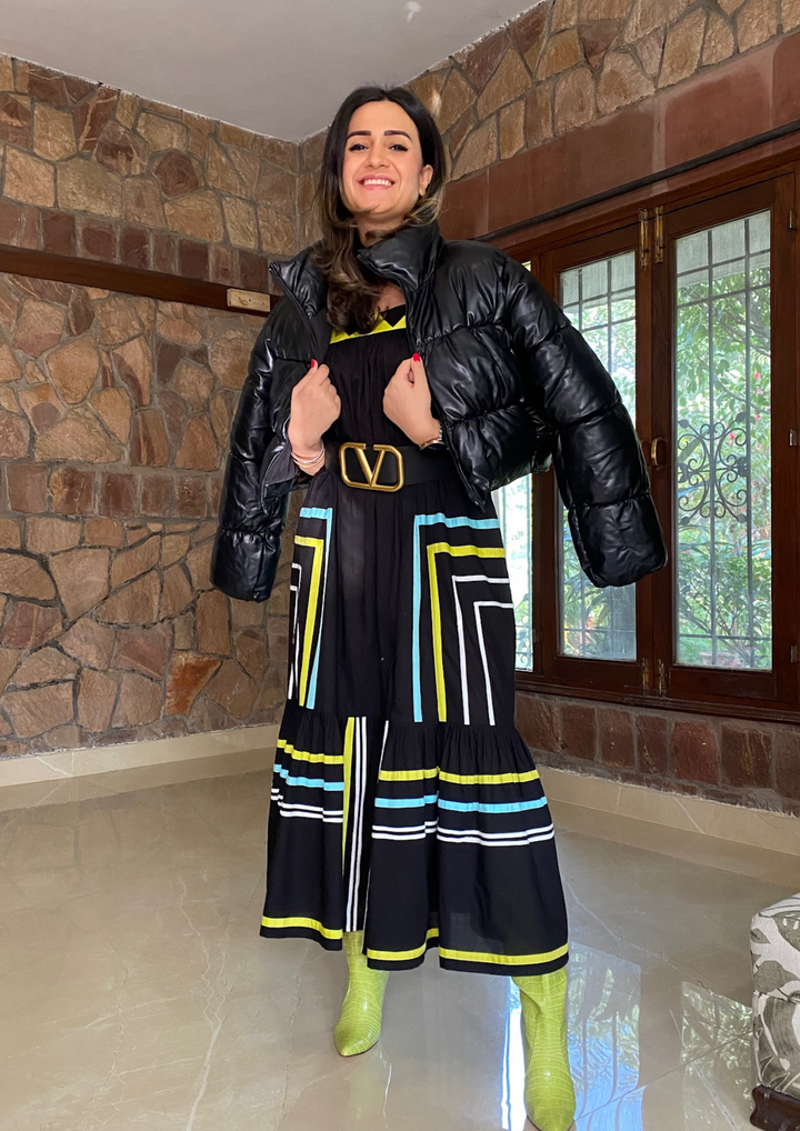 Chromatic Black Dress