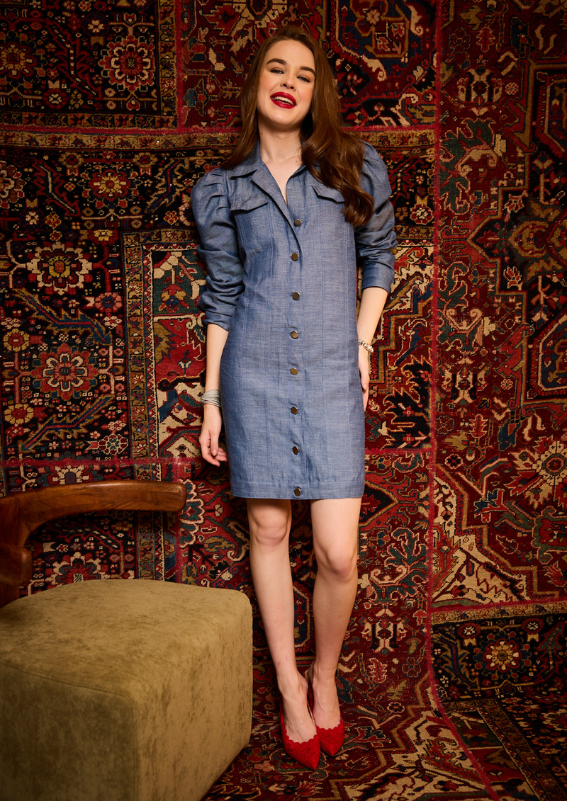Denim Drift Dress