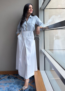 White We-Heart Skirt